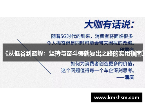 《从低谷到巅峰：坚持与奋斗铸就复出之路的实用指南》